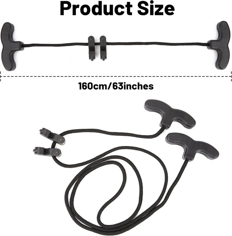 Omoojee Store Crossbow Cocking Rope, 63 inch Crossbow Cocking Device, T Handle Crossbow Draw Assist - Image 2